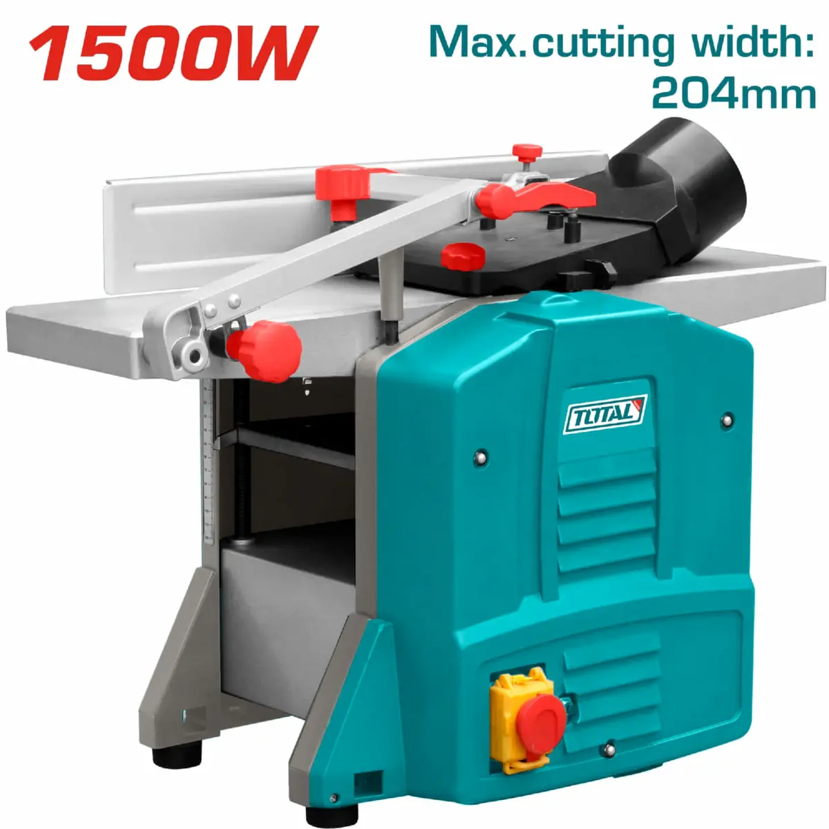 Cepilladora Y Aplanadora Eléctrica 1500W 204Mm Con Velocidad De Corte 9000Rpm Y Mesa De 740Mm Rango De Corte 5-120Mm 1