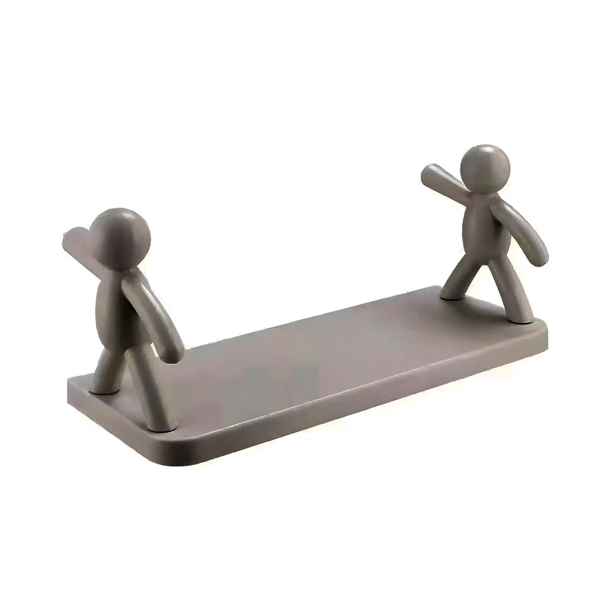 Repisa De Pared. Estante Flotante Adhesivo Con Figuras Decorativas. (Unidad) Tablilla Para Baño O Cocina. 31.5X12 Cm 2