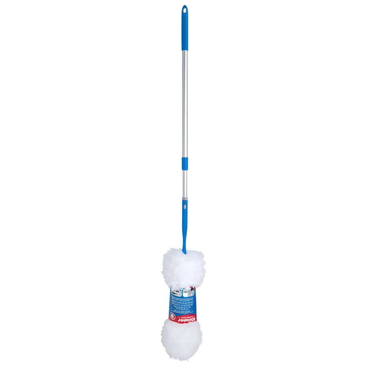 Plumero Con Mango Telescópico (35Cm). Cabezal Flexible Atrapa Polvo Para Superficies Altas. 1