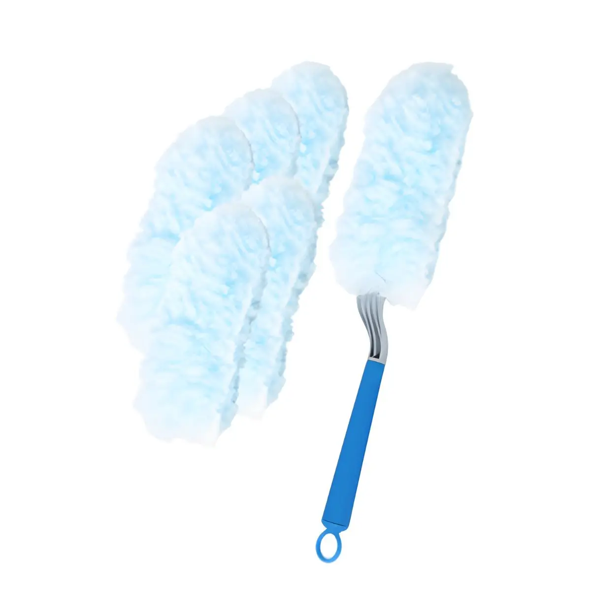 Plumero Con Mango Ergonómico Y Cabezal Atrapa Polvo (15×9Cm). Incluye 6 Repuestos Desechables. 1