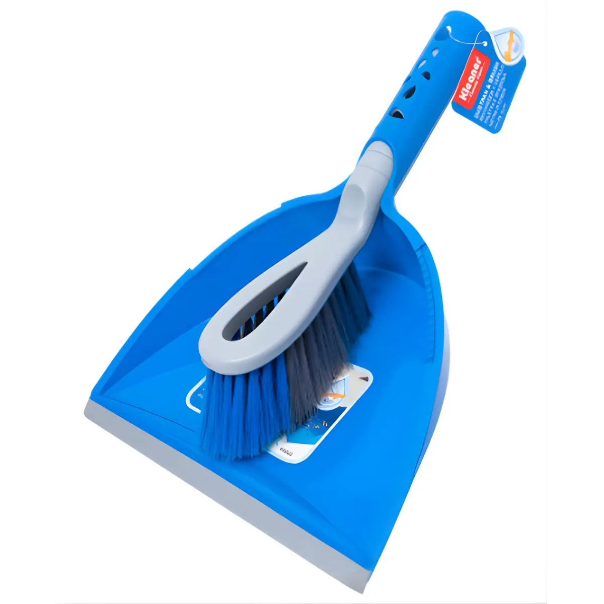 Recogedor Con Cepillo Manual De 24.5Cm. Set De Limpieza Con Cerdas De 50 Mm (Set De 2 Piezas). 1