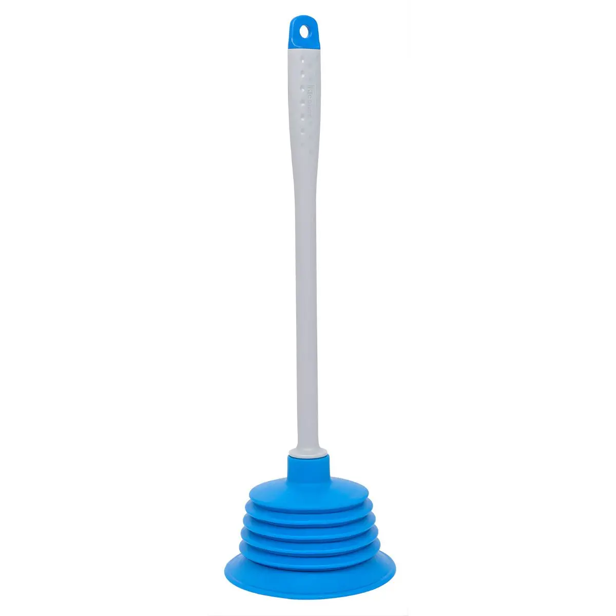 Destapador Para Inodoro Con Mango (39.5Cm). Destapa Caños De Succión Con Copa Acodada (15Cm). 1