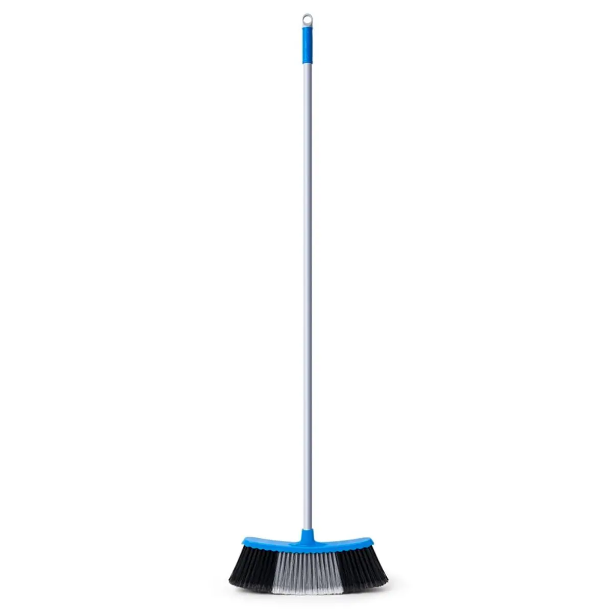 Escoba Multiusos Con Mango Metálico De 130Cm. Cerdas Firmes De 10.5Cm Para Piso Interior Y Exterior. 1
