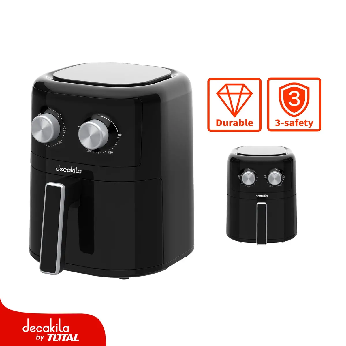 Freidora De Aire 4.5L 1400W 120V 1