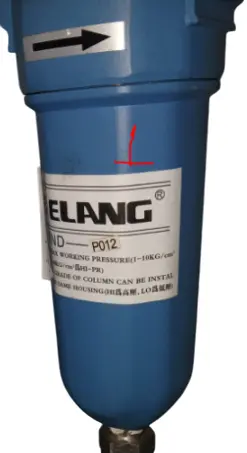 Filtro Secante De Linea Con Auto Drenaje 012P ( 1 Micron) 1
