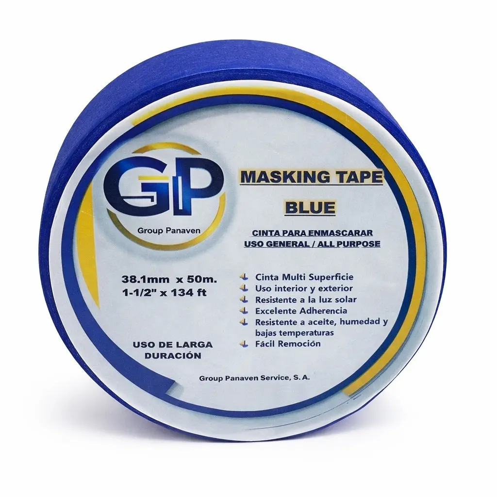 Cintas Masking Tape 1 1/2” X 50M. Color Azul 1