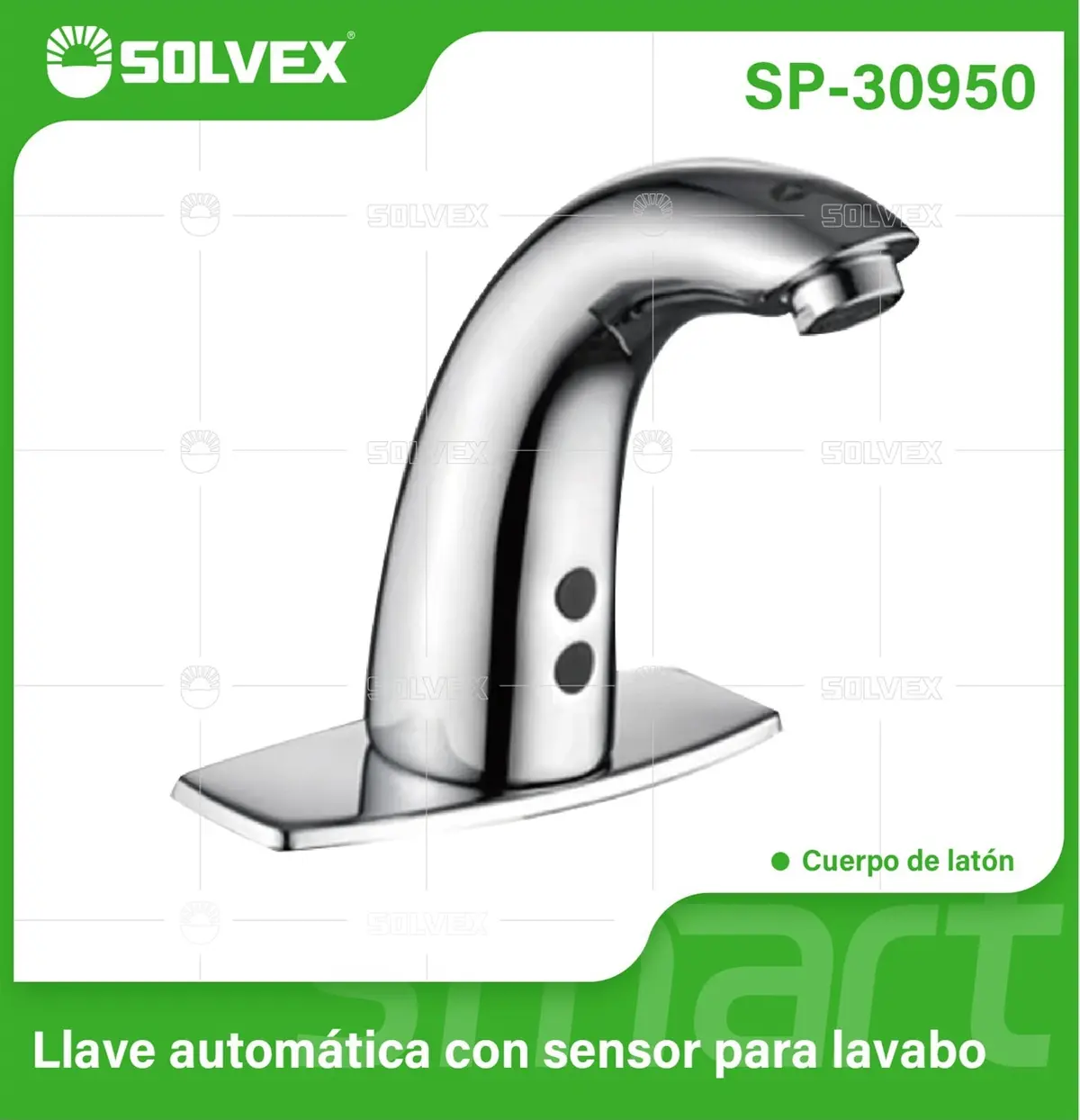 Grifo Automático Con Sensor Para Lavamanos. Pluma Llave Monomando De Latón Con Acabado Cromado. Funciona Con Baterías O Conexión Eléctrica. 1