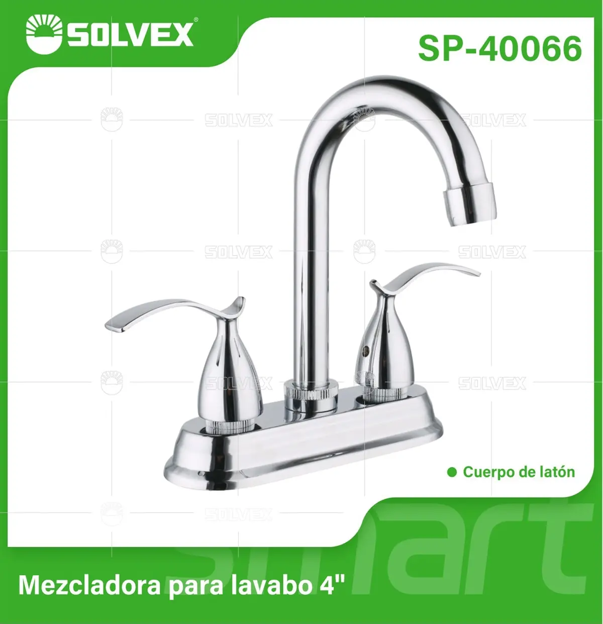 Llave Mezcladora 4" Para Lavamanos Con Cubierta Y Manerales Estilo Elegante. Pluma Grifo Con Modo Frío Y Caliente. 1