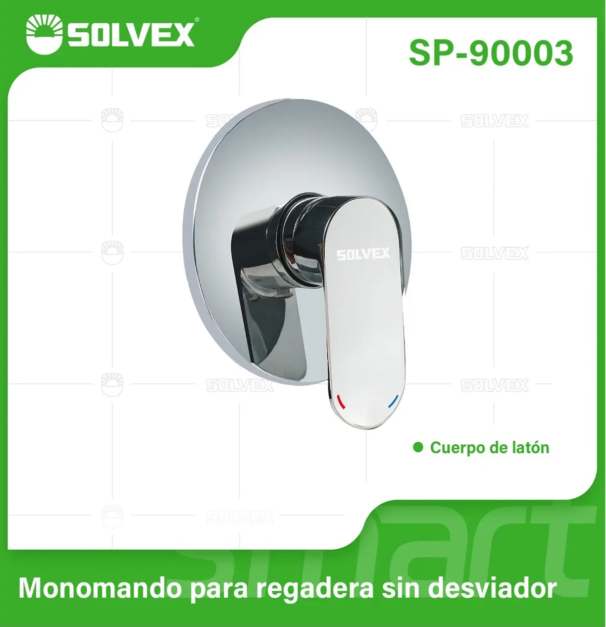 Llave De Palanca Maneral Para Ducha. Mezcladora Monomando Para Empotrar En Regadera. Color Cromado. 1