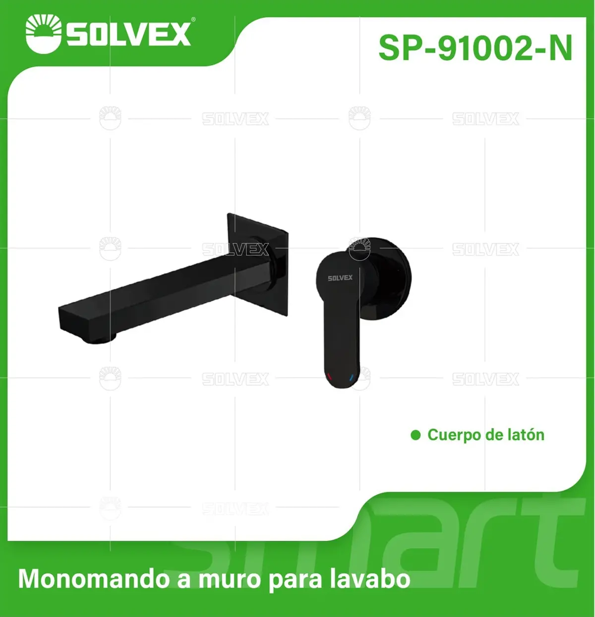 Llave De Lavamanos Individual. Pluma Grifo Monomando Empotrable Para Lavabo. Diseño Minimalista En Color Negro. Alta Calidad. 1