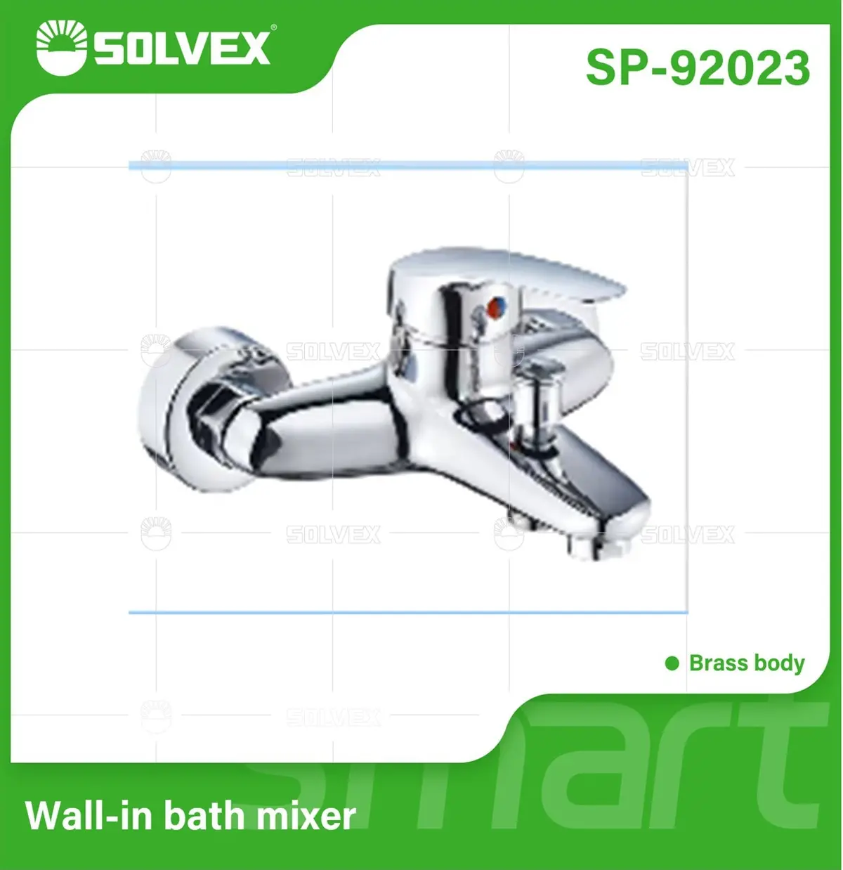 Grifo Monomando De Pared Para Bañera Y Ducha. Llave Mezcladora Cromada Con Desviador De 2 Funciones. Diseño Moderno En Latón. 1