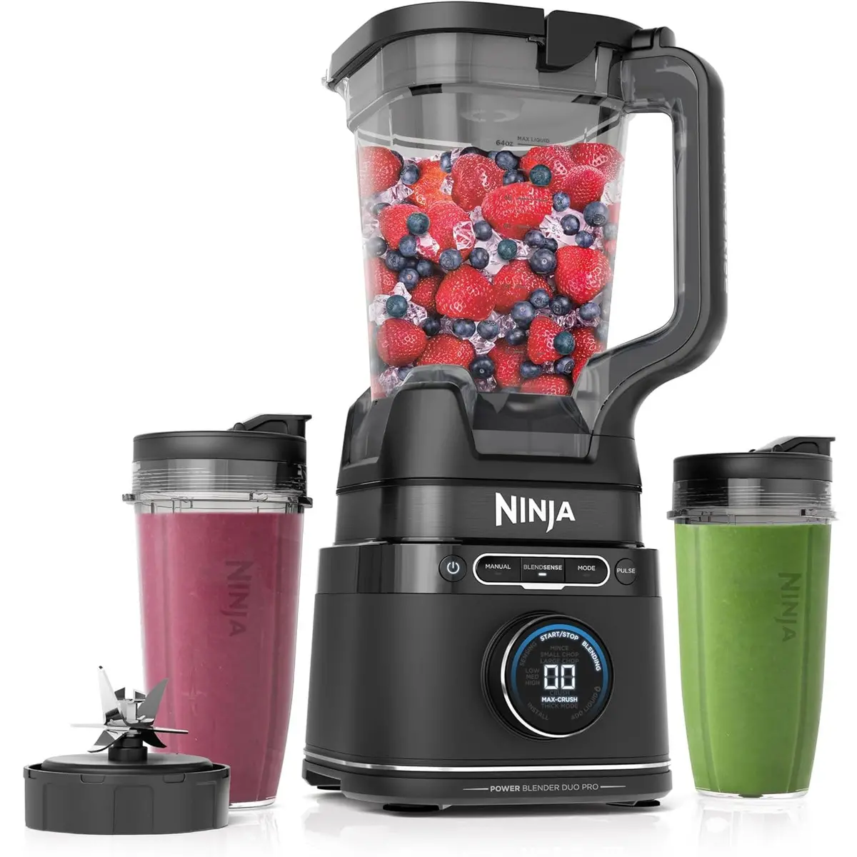 Licuadora Ninja Detect Power Pro Tb301, Potencia De 1800 W. Cuchillas De Trituración Total, Jarra Xl Y Vasos De 700 Ml. 1