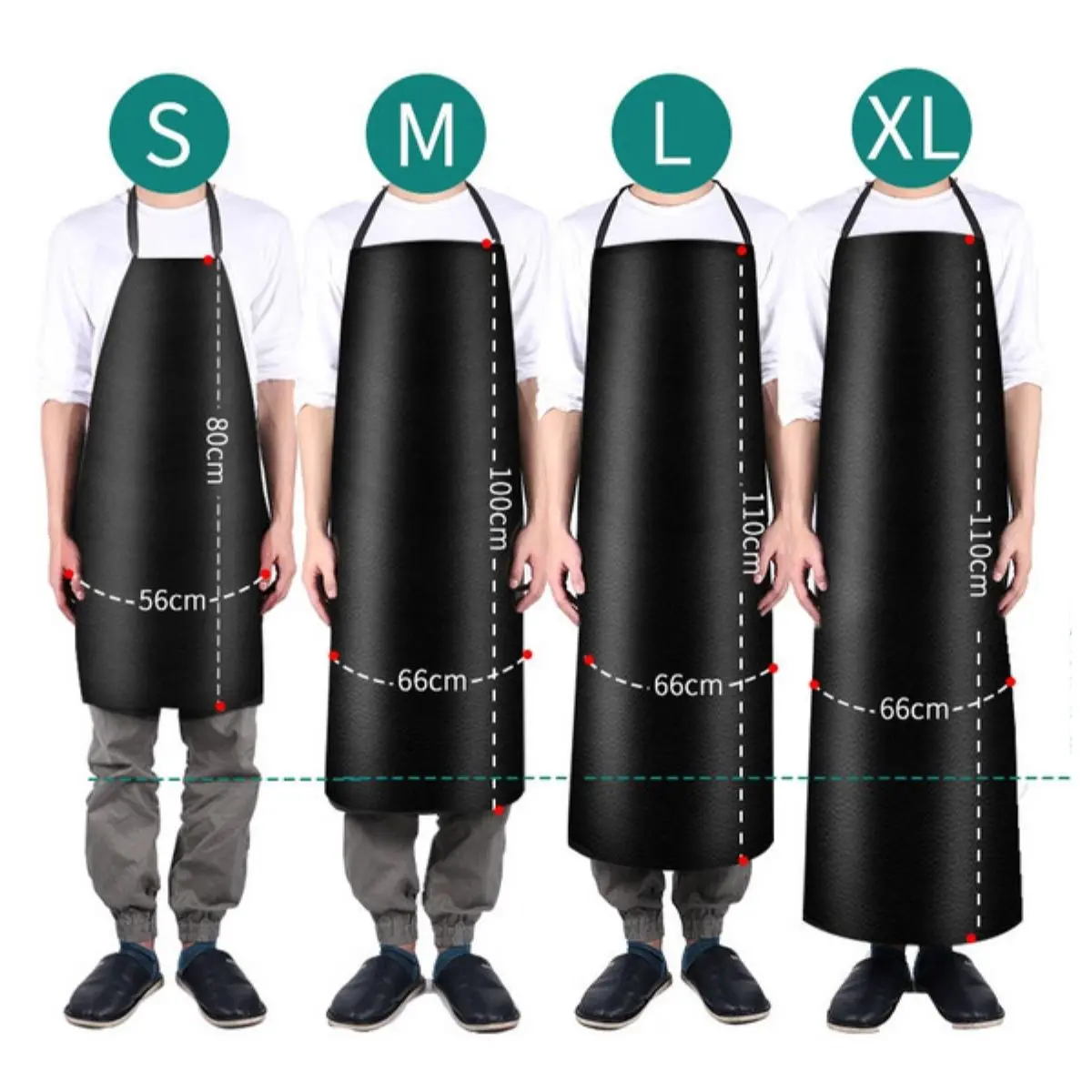 Delantales Impermeables De Nano Pvc Para Cocinas, Bares, Lavanderías, Talleres. Mandiles Altamente Resistentes. 1