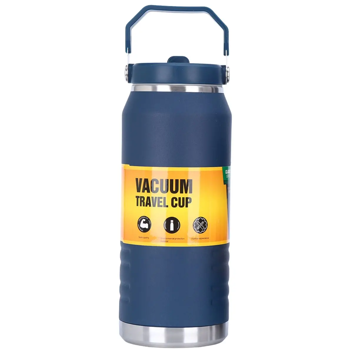 Botella De Agua Térmica 1600Ml. Termo Azul De Doble Pared. Acero Inoxidable. Libre De Bpa. 1