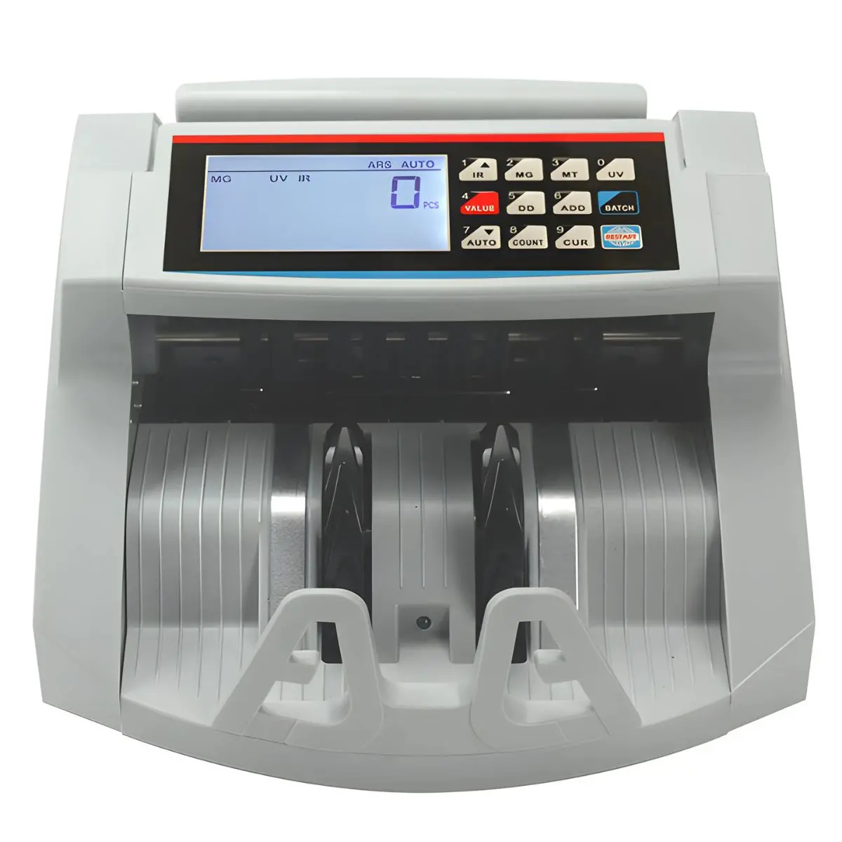 Contadora De Billetes Automática. Sumadora Electrica Con Detección Uv/Mg/Ir, Pantalla Lcd Y Teclado Numérico 110V. 2