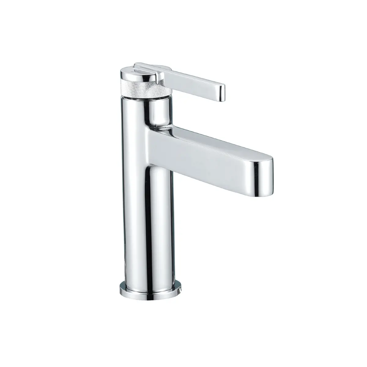 Llave De Lavamanos Individual. Color Cromado. Grifo Para Lavabo. Pluma Agua Fría Y Caliente. Altura De 17.5Cm. Garantía De Por Vida. 2