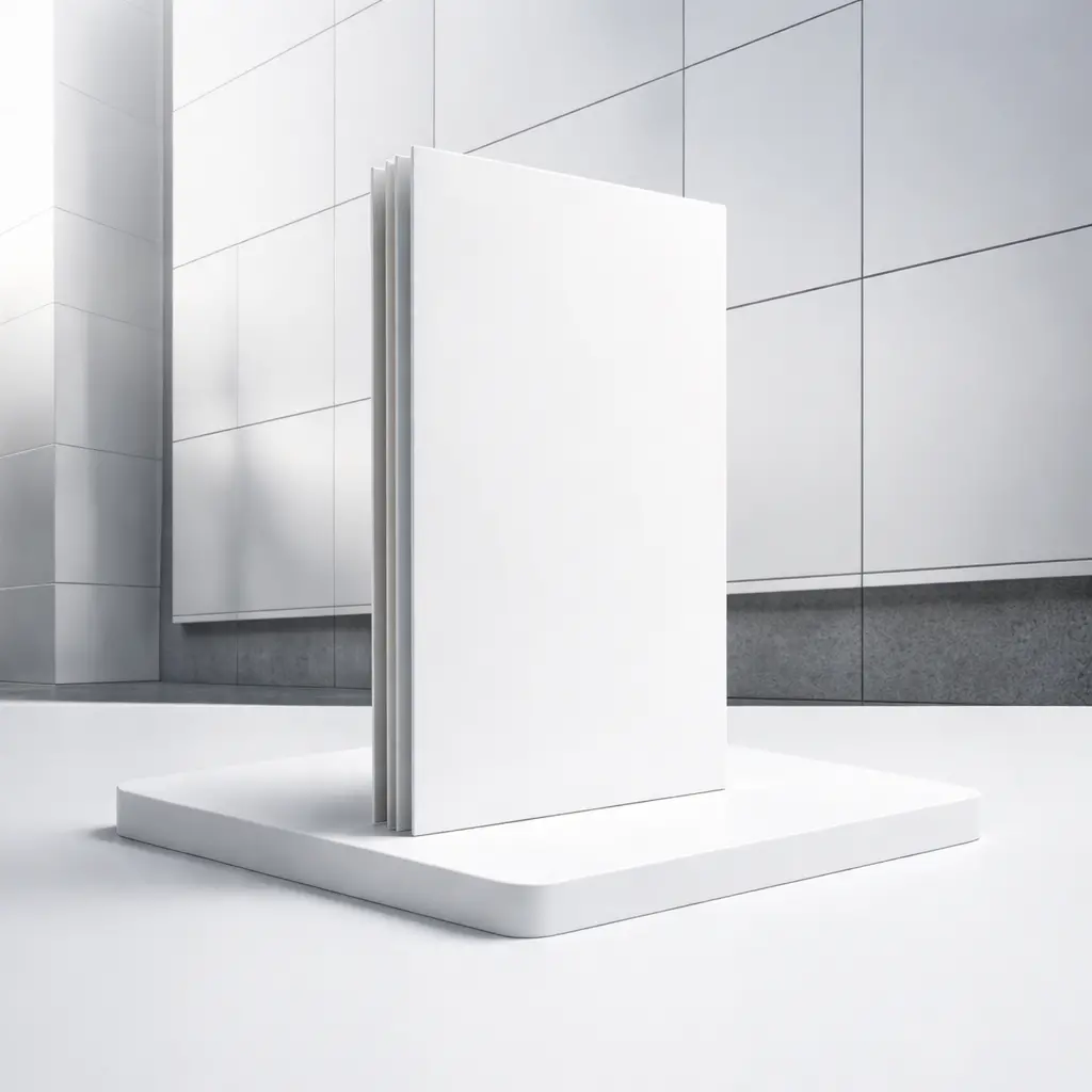 Lámina Alucobond Acm 4Mm Pvdf 1.22X2.44M (4X8pies) Panel Revestimiento Exterior De Alta Calidad Color Blanco B001 Aluminio Compuesto 1