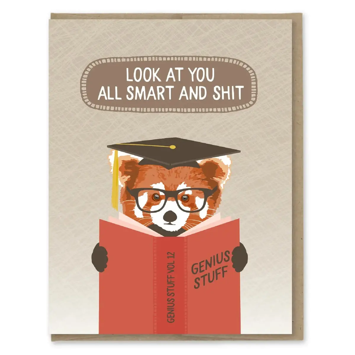 Smart And Shit Graduation Card 1