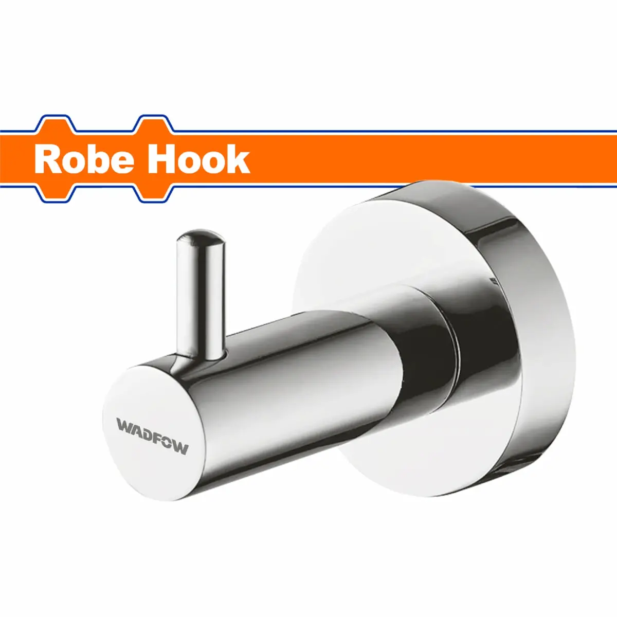 Gancho Para Colgar Toalla O Bata De Baño En Pared. Acabado Zinc. Incluye 2 Tornillos Set 1