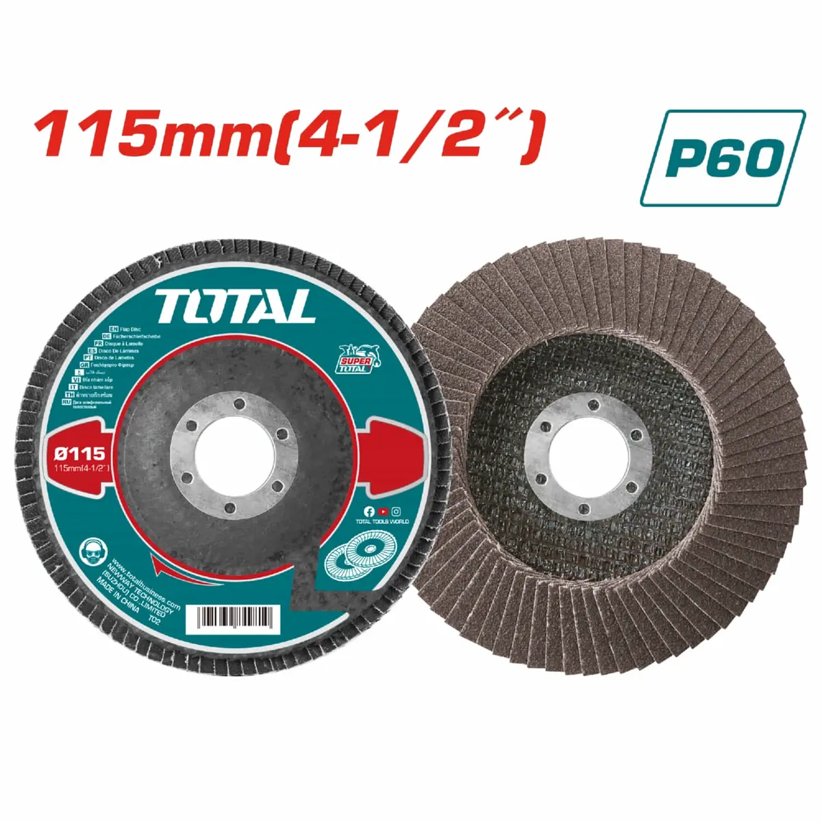 Discos De Lija Traslapado Flap Disc 115 Mm*22 Mm 1