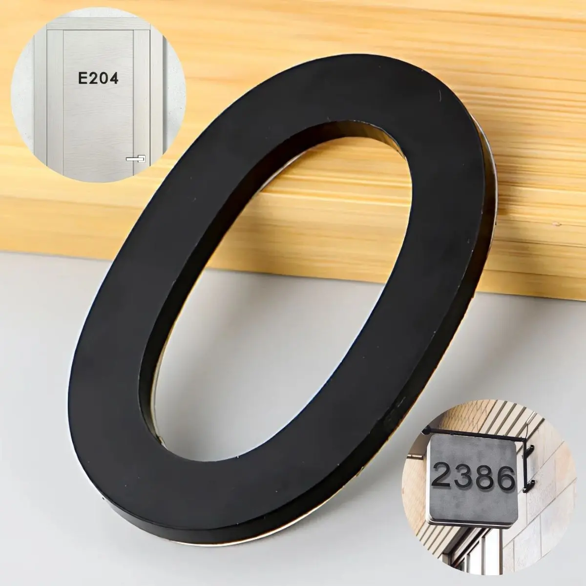 Números En Acrílico Autoadhesivo 10X6.6Cm Para Fachadas Y Puertas. Letrero Señal Numérica Adhesiva. (Unidad) 3