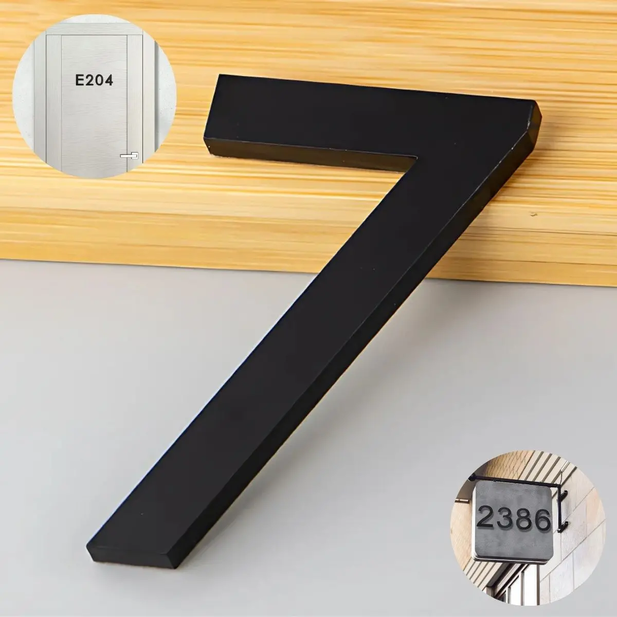 Números En Acrílico Autoadhesivo 10X6.6Cm Para Fachadas Y Puertas. Letrero Señal Numérica Adhesiva. (Unidad) 10