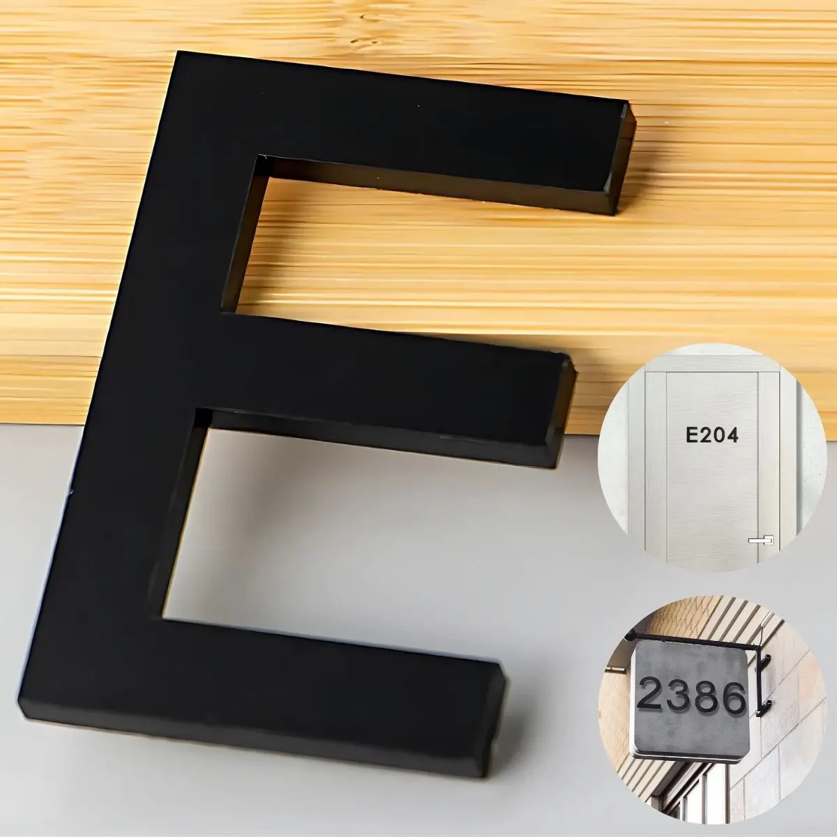 Letras En Acrílico Autoadhesivo 10X6.6Cm Para Fachadas Y Puertas. Letrero Señal Alfabética Adhesiva. (Unidad) 6