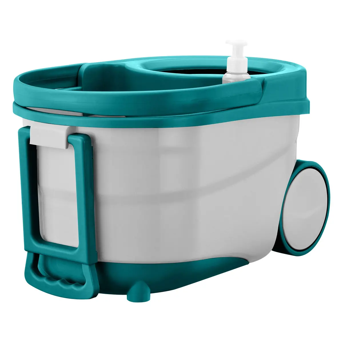 Trapeador Spin & Mop Max Con Tina Giratoria Inoxidable De 9 Litros 2