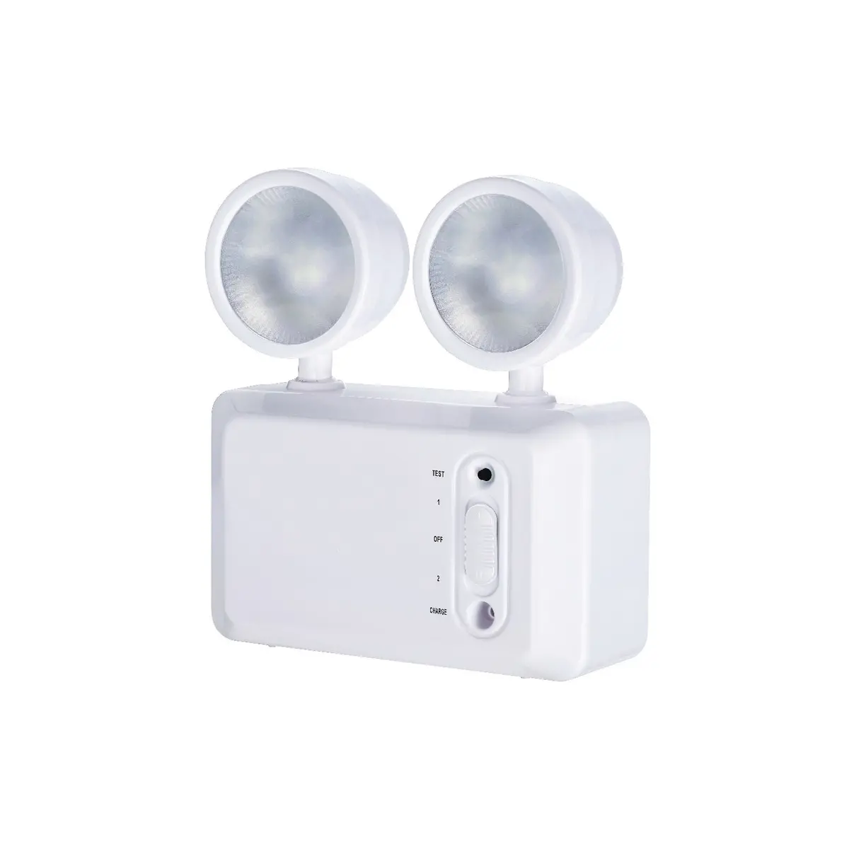 Lampara De Emergencia De 2 Bombillos Giratorios. 110-240V / 50-60Hz. Indicar Led. Material Plastico. 1