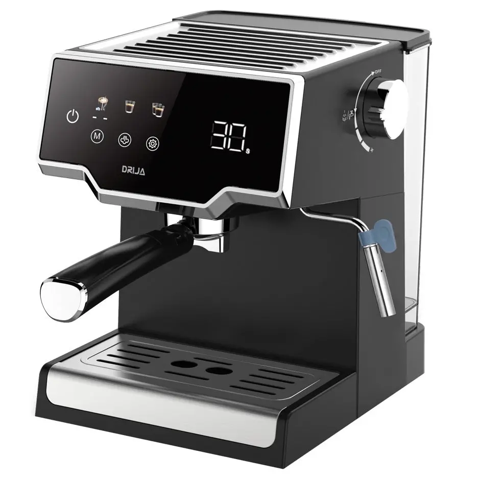Cafetera Automática (Espresso/Cappuccino) 850W. Máquina De Café Multifuncional De 8 Tazas Con Espumador De Leche Y Tanque De Agua 1.6 L. Modelo Mocca Drija 1