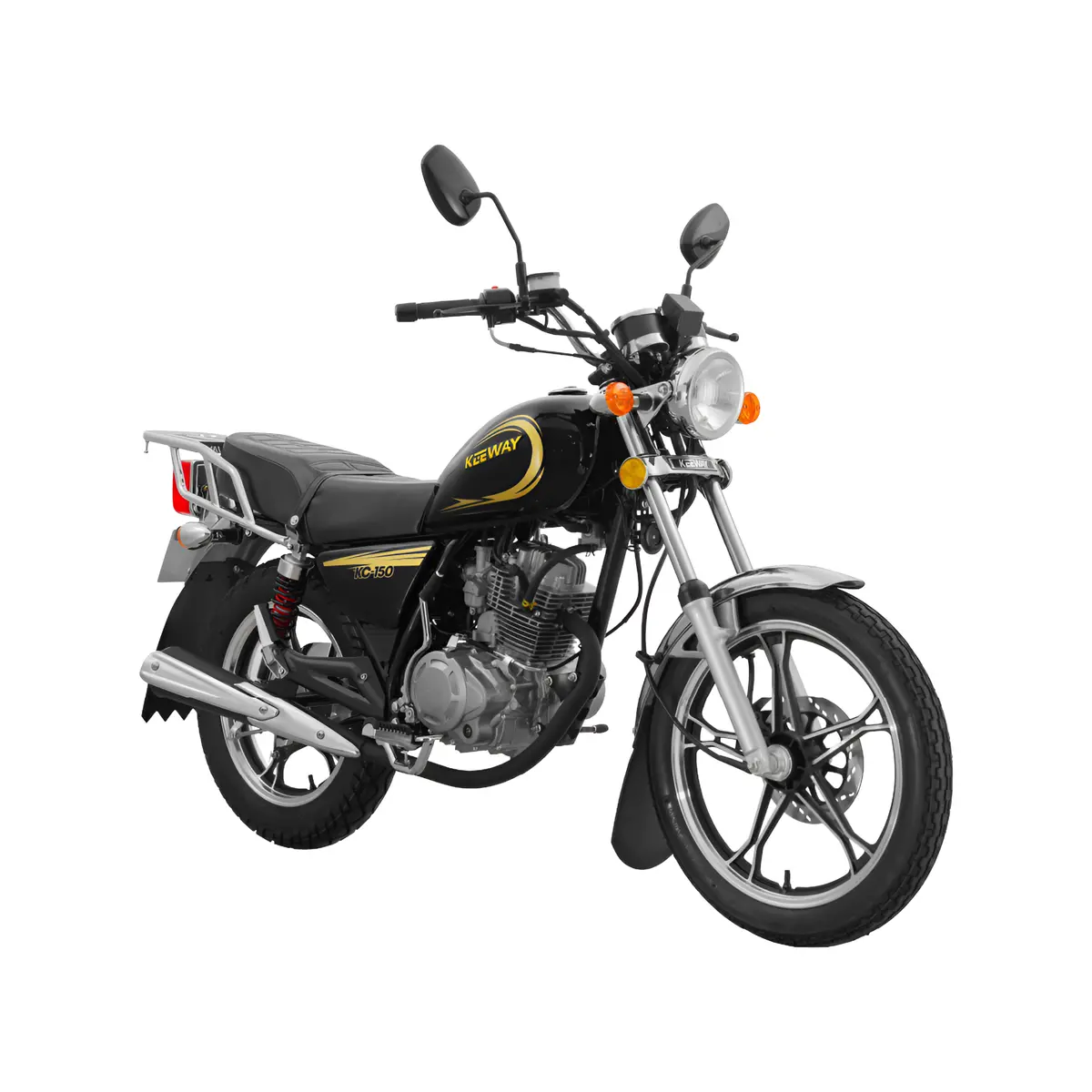 Moto Kc150 Keeway Color Negro Motor Monocilindro 4 Tiempos, 2 Válvulas, Tanque 13.5 L. 1