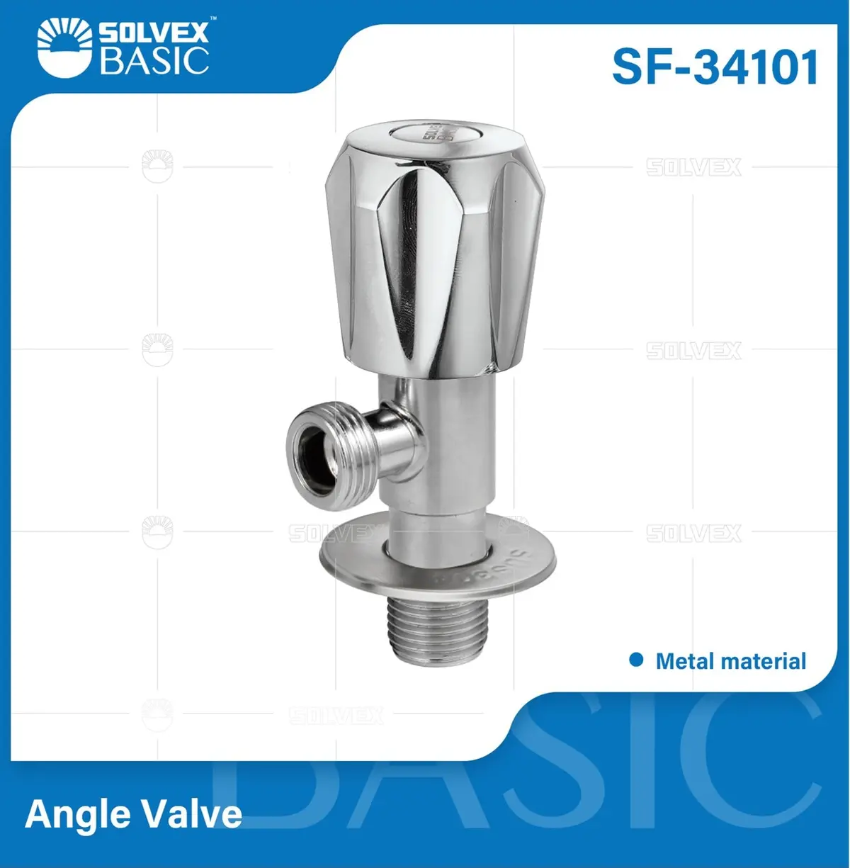 Llave De Ángulo Cromada. Llave De Paso En Metal Con Cartucho De Plástico Y Cubierta Inoxidable. 1