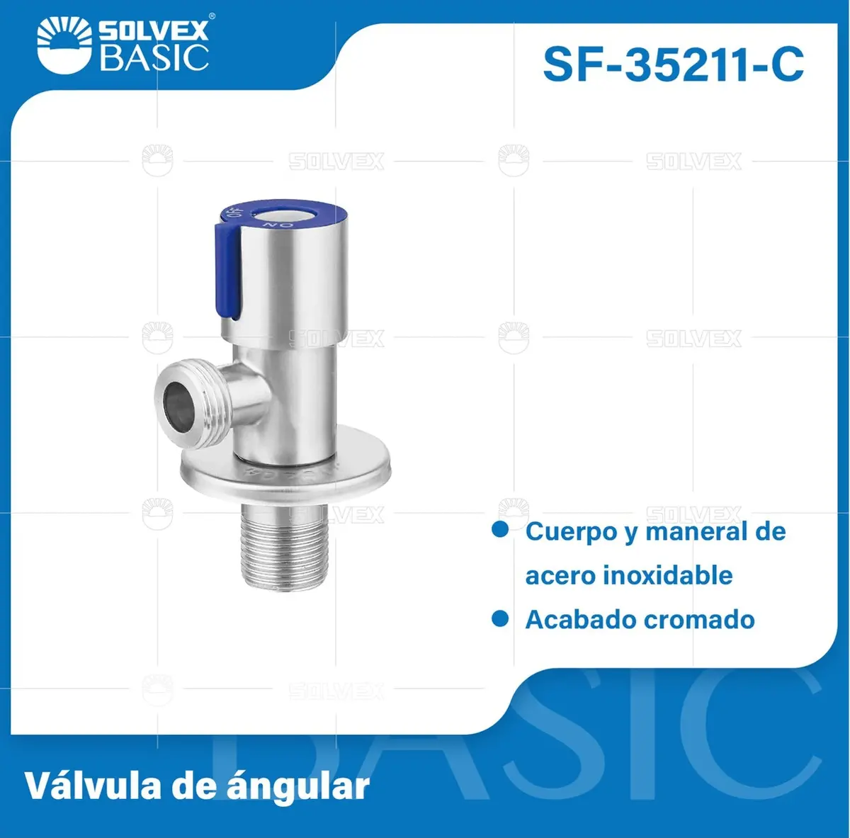 Llave De Ángulo Para Lavamanos Y Fregadores. Válvula Cromada De Acero Inoxidable. 1