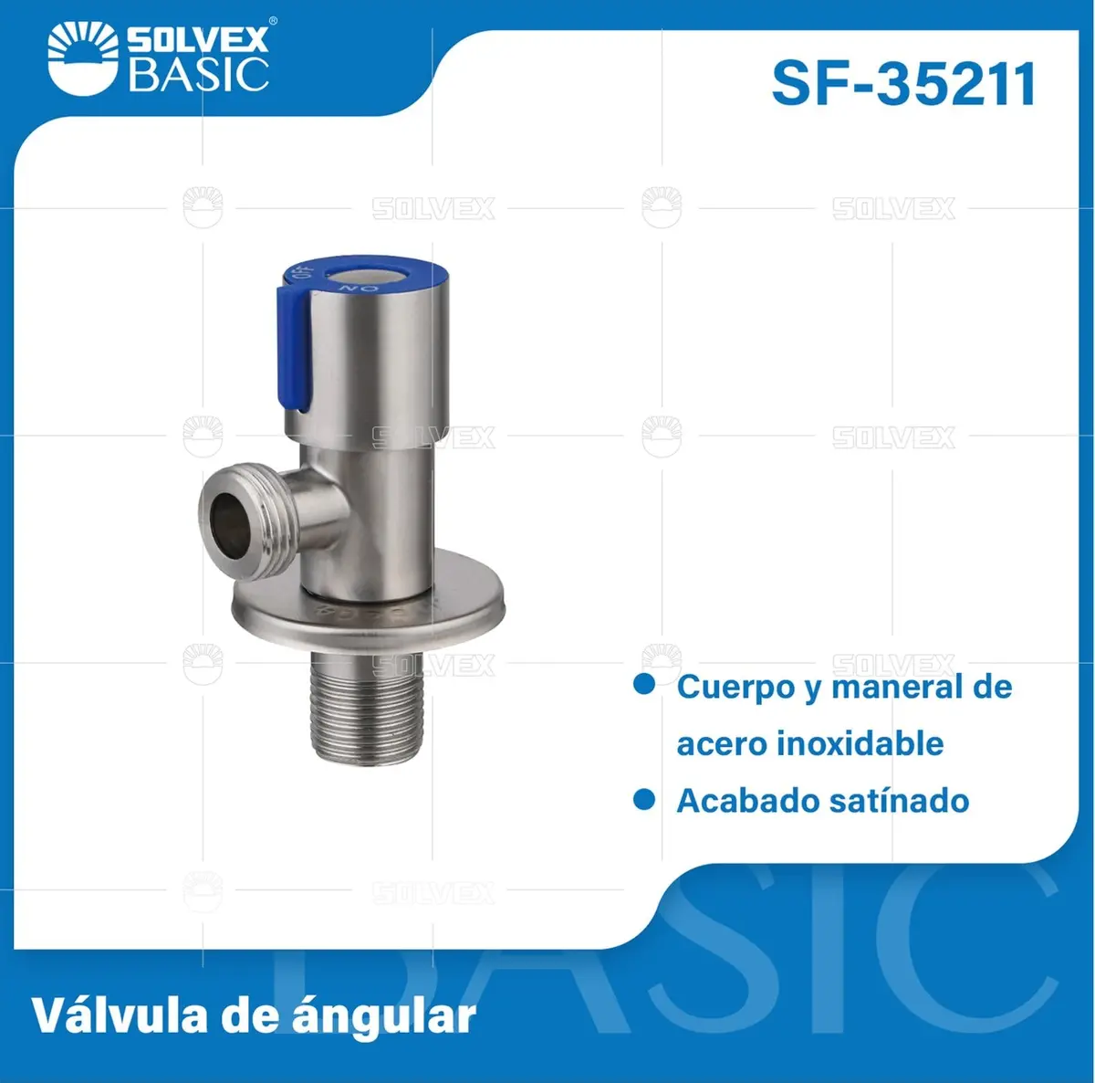 Llave De Ángulo Para Lavamanos Y Fregadores. Válvula De Acero Inoxidable Satinado. 1