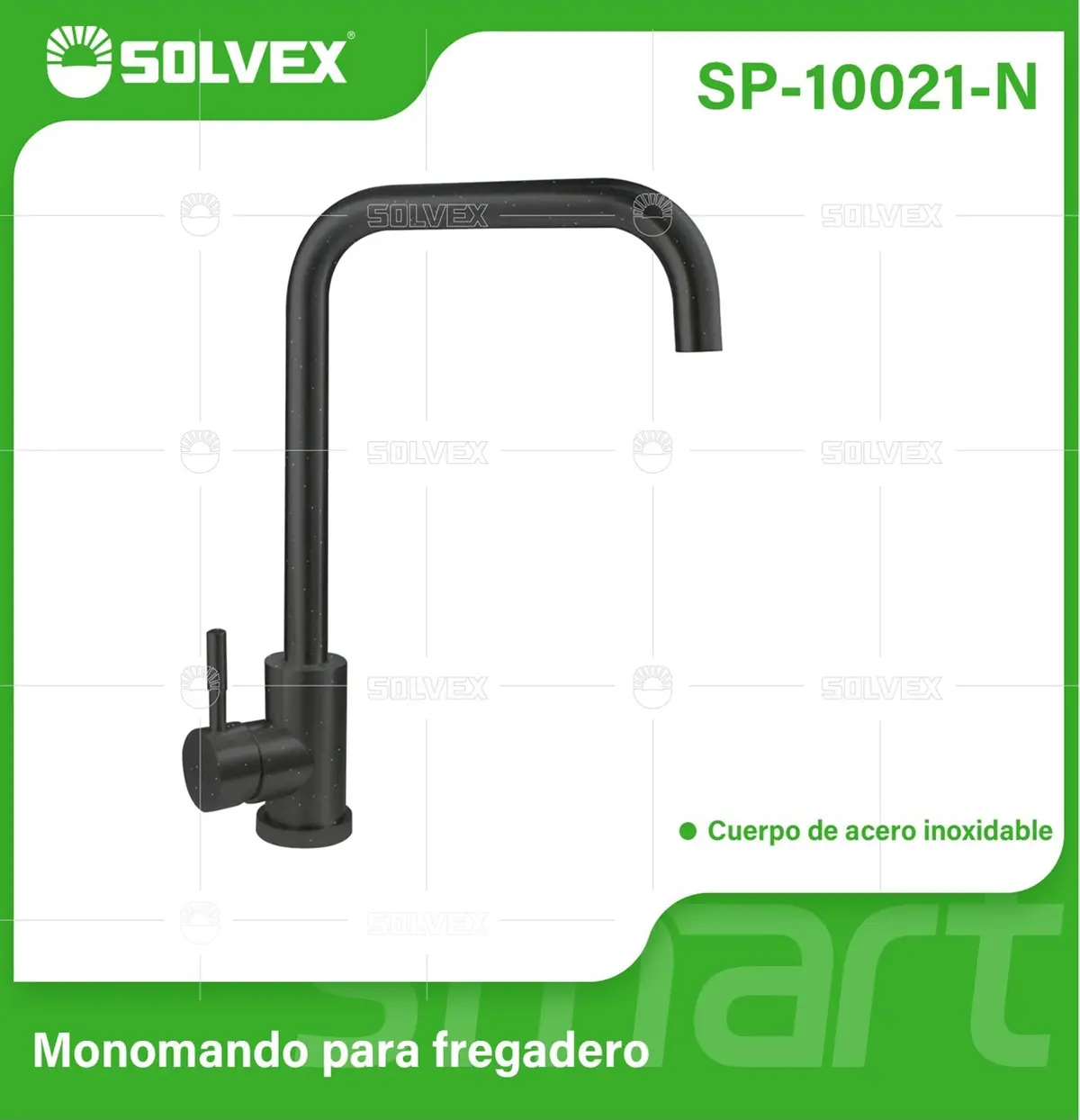 Grifo De Fregador. Color Negro Mate. Acero Inoxidable. Pluma Llave Mezcladora Para Cocina. Cuello Recto Con Ángulo De 90°. 1