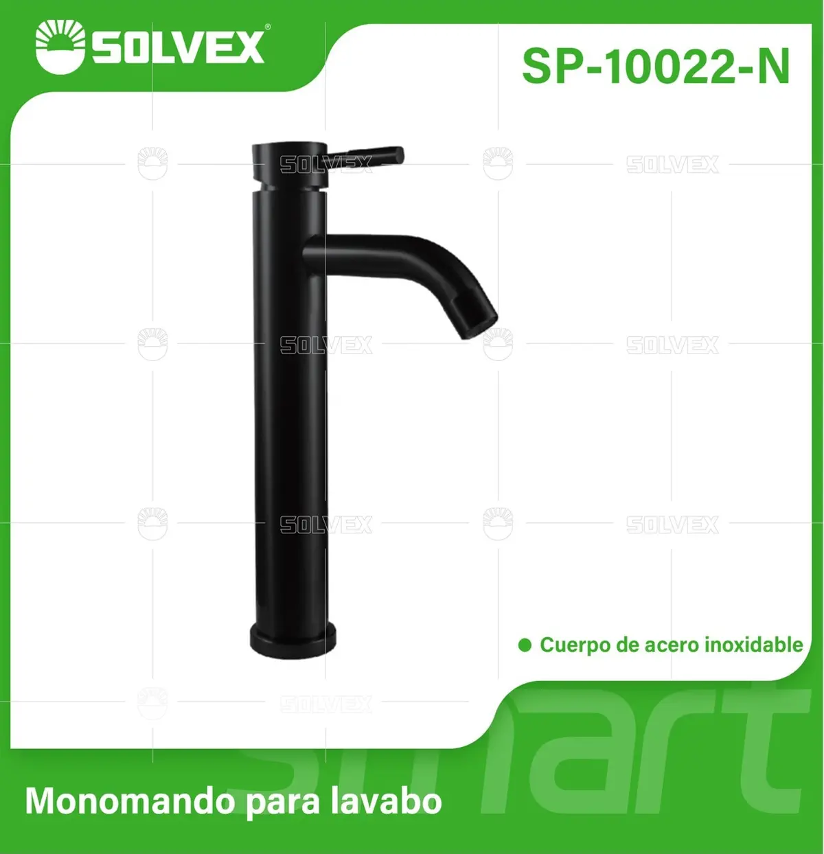 Llave De Lavamanos Individual. Color Negro. Grifo Para Lavabo. Pluma Agua Fría Y Caliente. Acero Inoxidable. 1