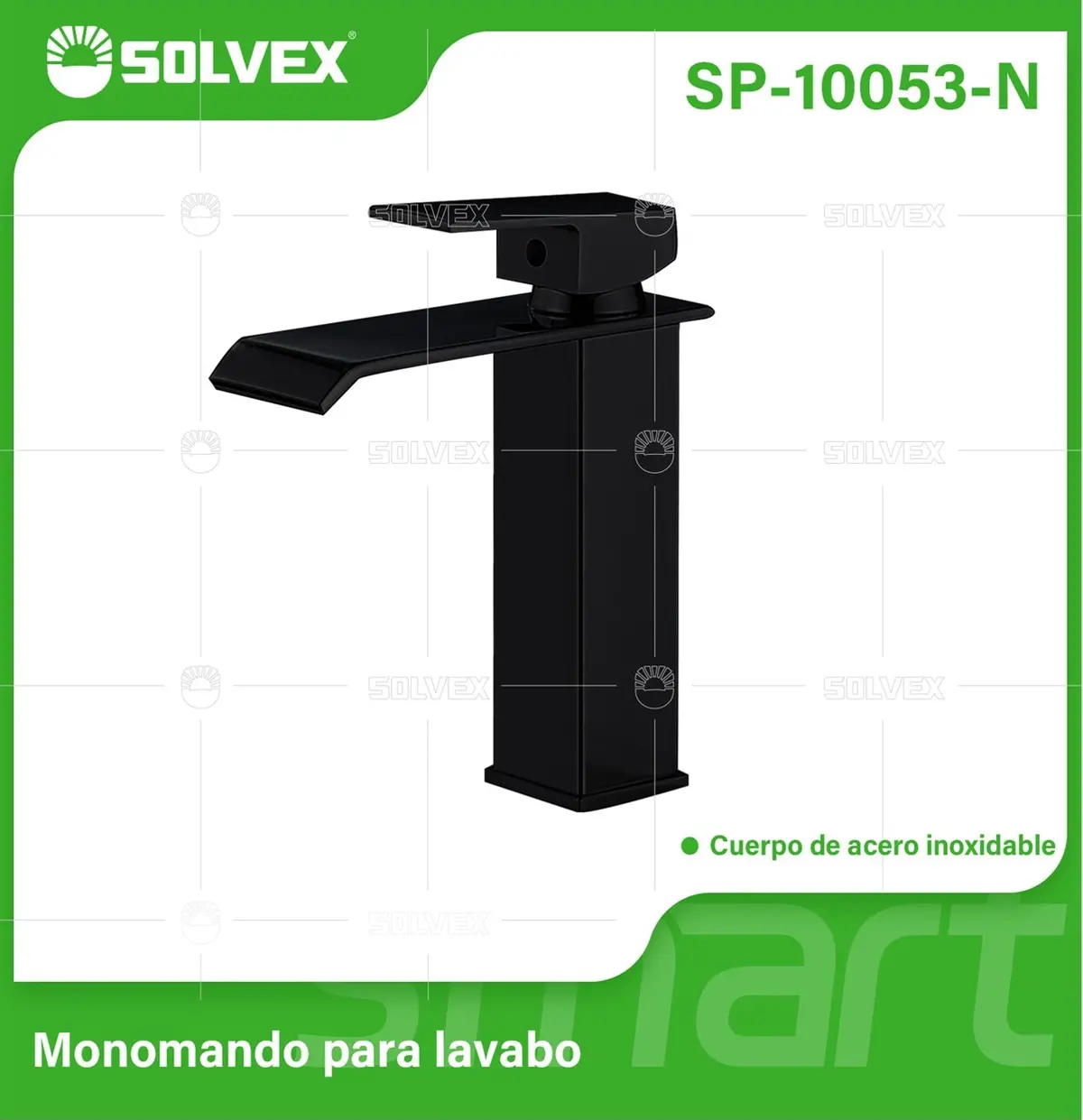 Llave De Lavamanos Individual. Color Negro. Grifo Para Lavabo. Pluma Agua Fría Y Caliente. 1