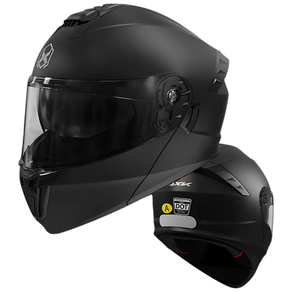 Casco De Moto Doble Visor 56-59 Cm. Casco Para Motocicletas. 1