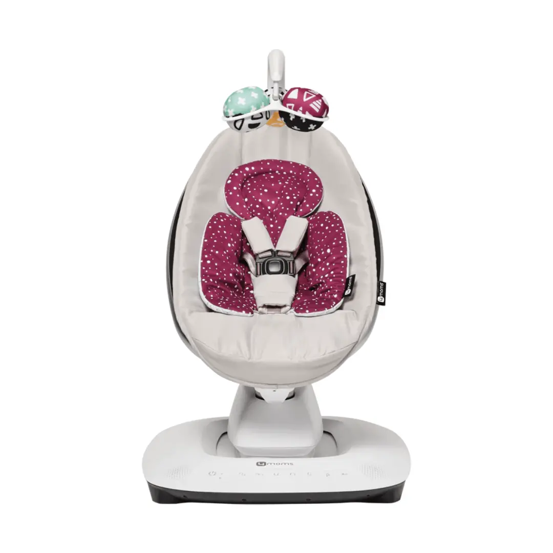4Moms Newborn Insert For Mamaroo 5 - Maroon/Plush 1