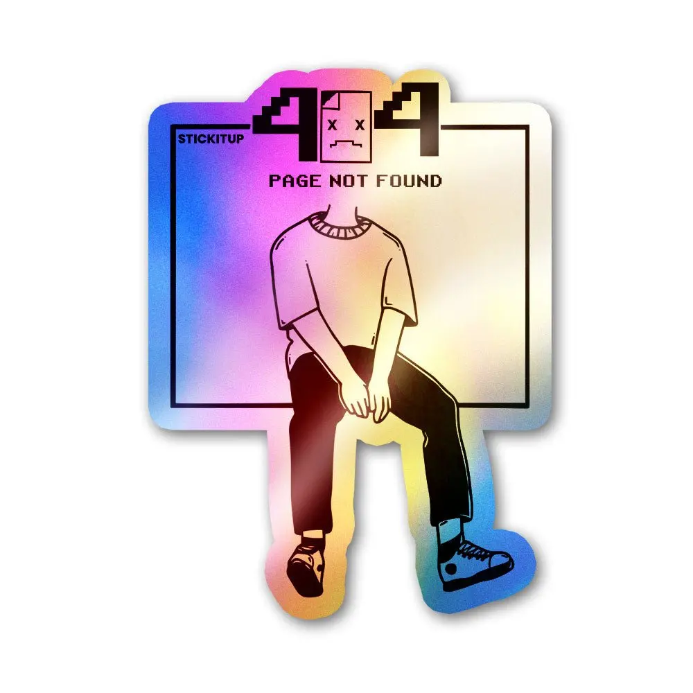 404 Holographic Stickers 1