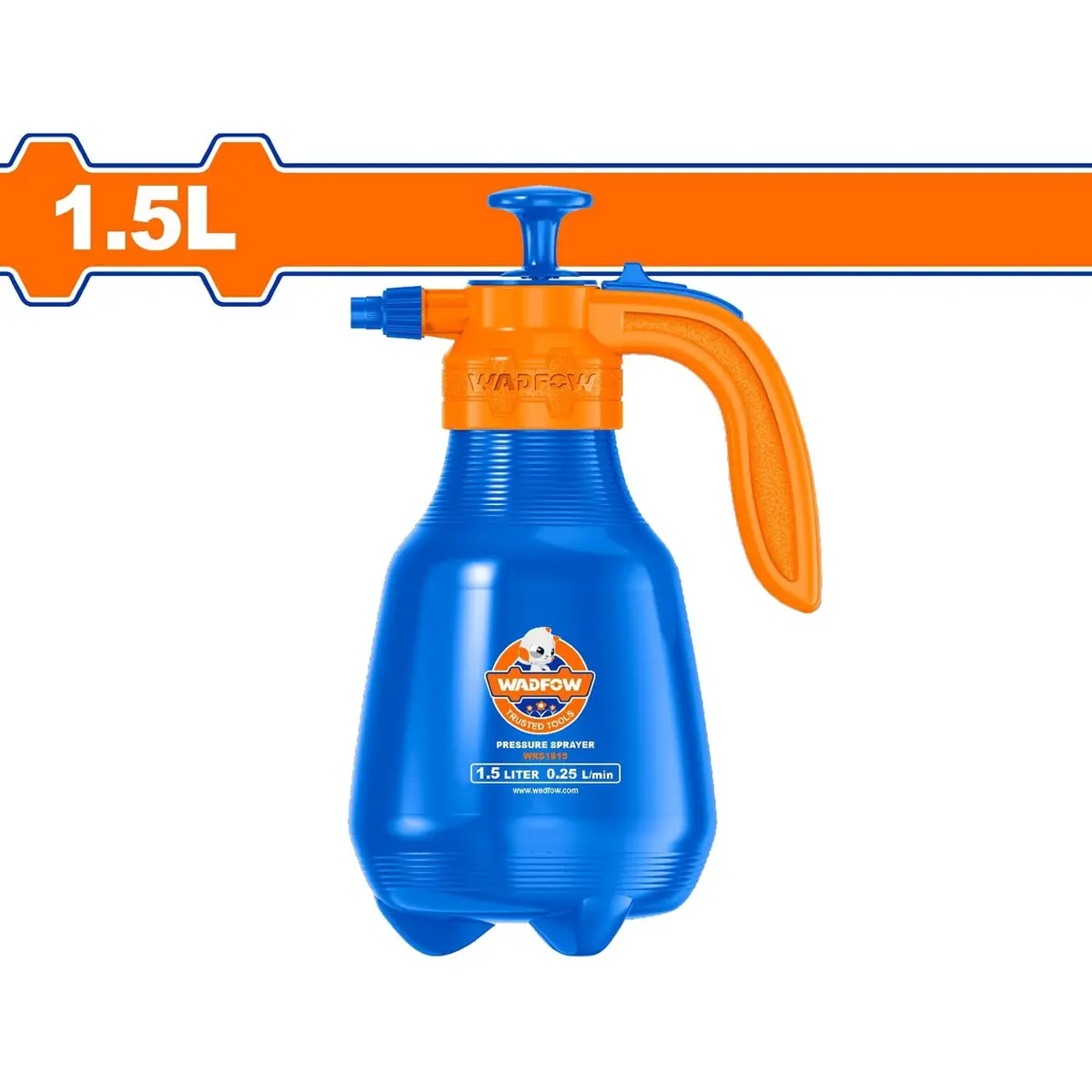 Rociador Spray A Presión 1.5L. Presión: 2.5 Bar Boquilla Ajustable Con Chorro Recto Y Pulverizado. 2