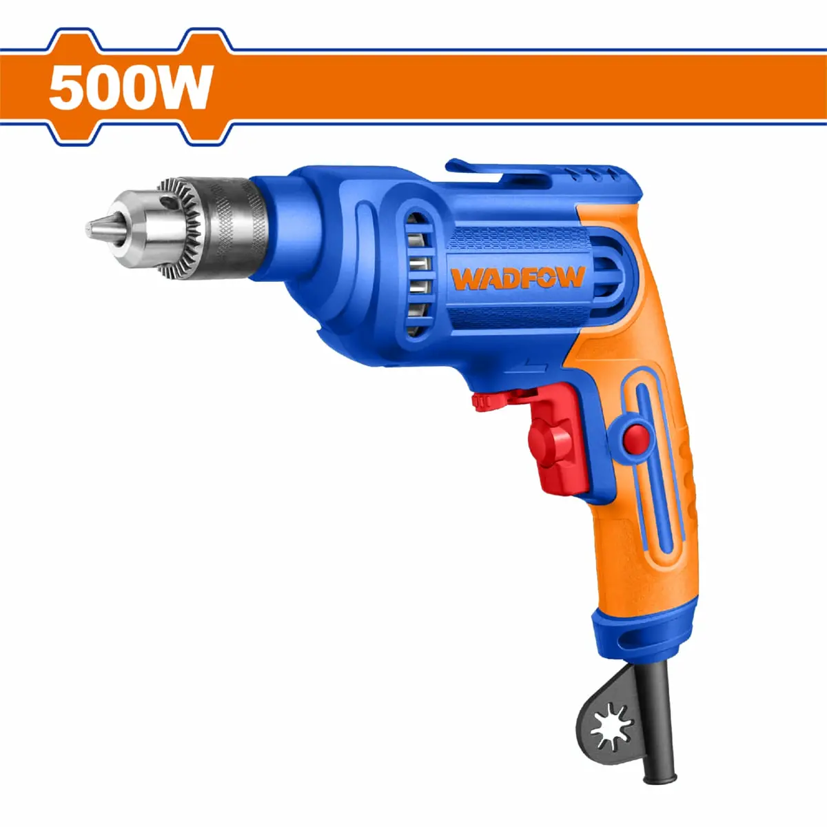 Taladro Drill Eléctrico 3/8" De 500W Con Función Reversible Velocidad Variable. 1