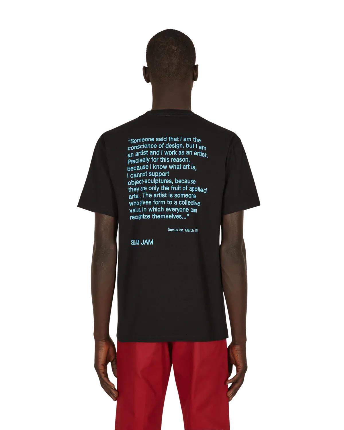 Slam Jam Ghost Writer T-Shirt Black 4