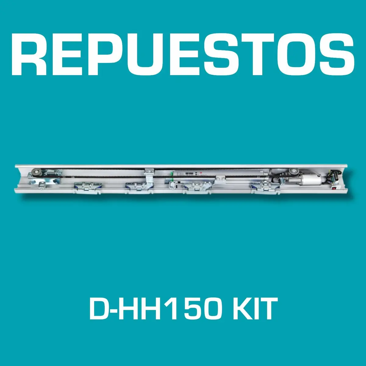 Repuestos De Puerta Automática De Vidrio 4.2 Mts Largo Puertas Dobles O Sencilla. Código D-Hh150 Kit. 1