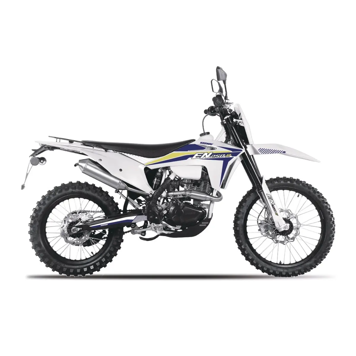 Moto Keeway En250r 250Cc Color Blanco Motor Monocilíndrico 4 Tiempos. 4 Valvulas. 1