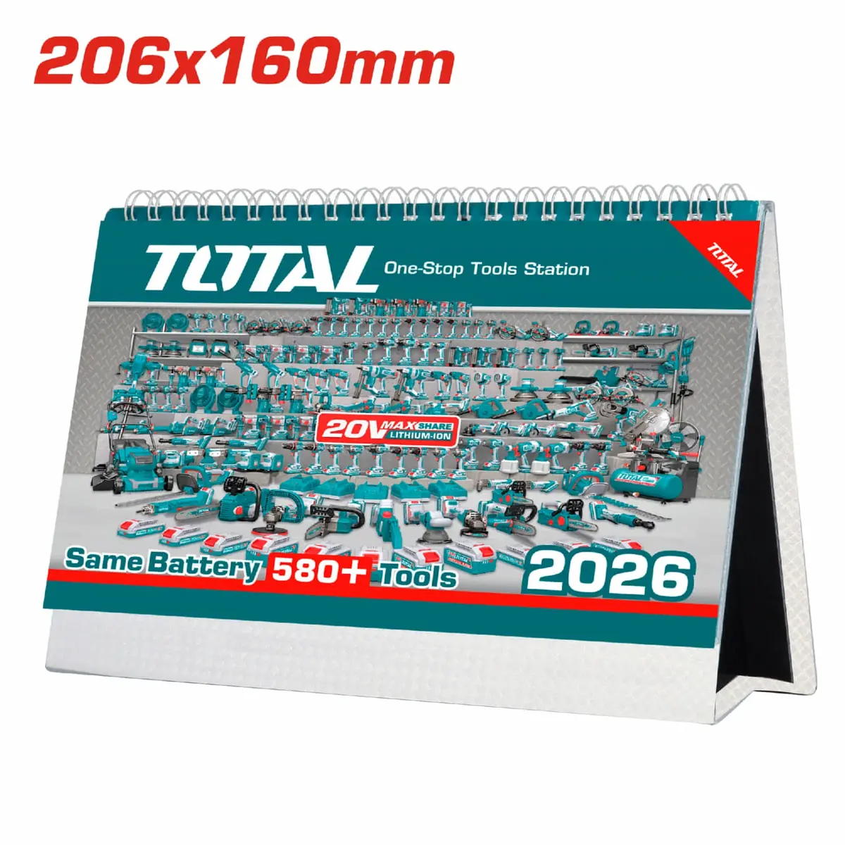 Calendario De Escritorio Año 2026 Tamaño: 206X140mm Material Papel Cartulina 1