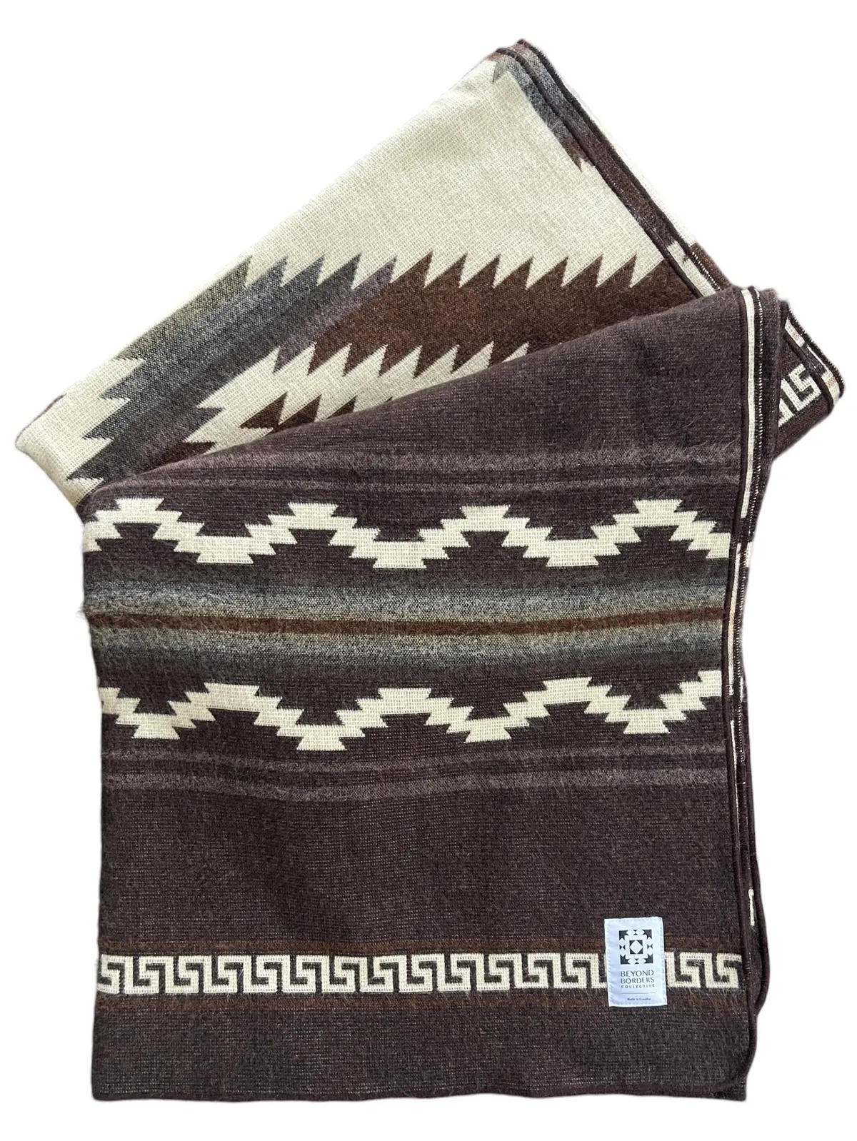 Shuar Blanket In Espresso Ridge 1