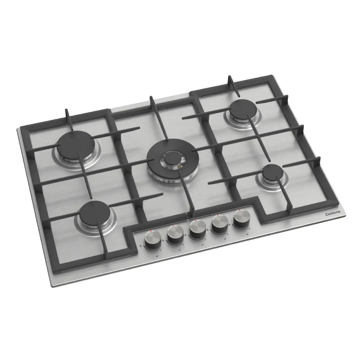 Estufa Empotrable 76 Cm Bl 5 Quemadores Sabaf + Wok 5Kw, Acero Inoxidable, 110V 2