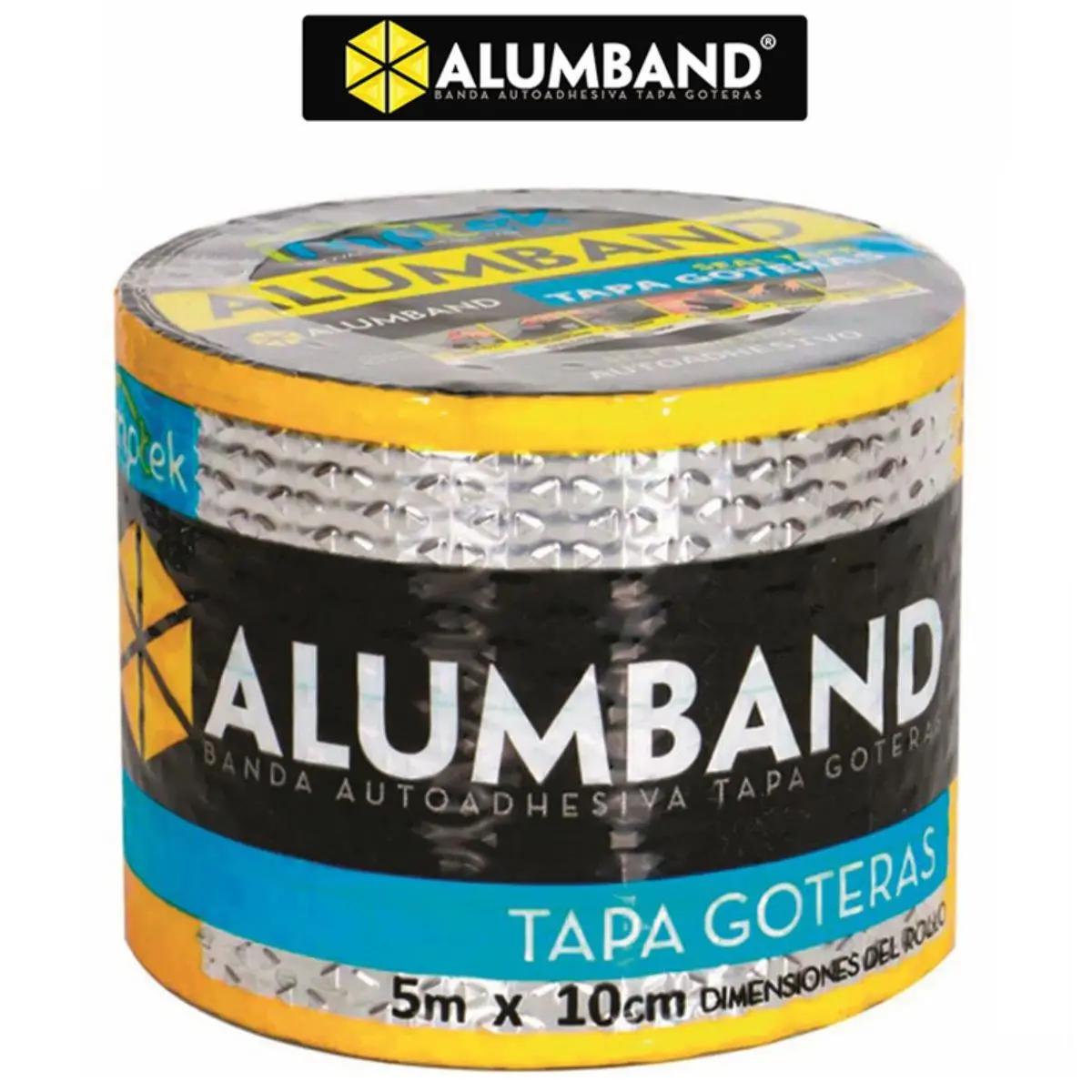 Alumband Autoadhesivo 2Mm "Tapa Goteras"  5M X10cm 1