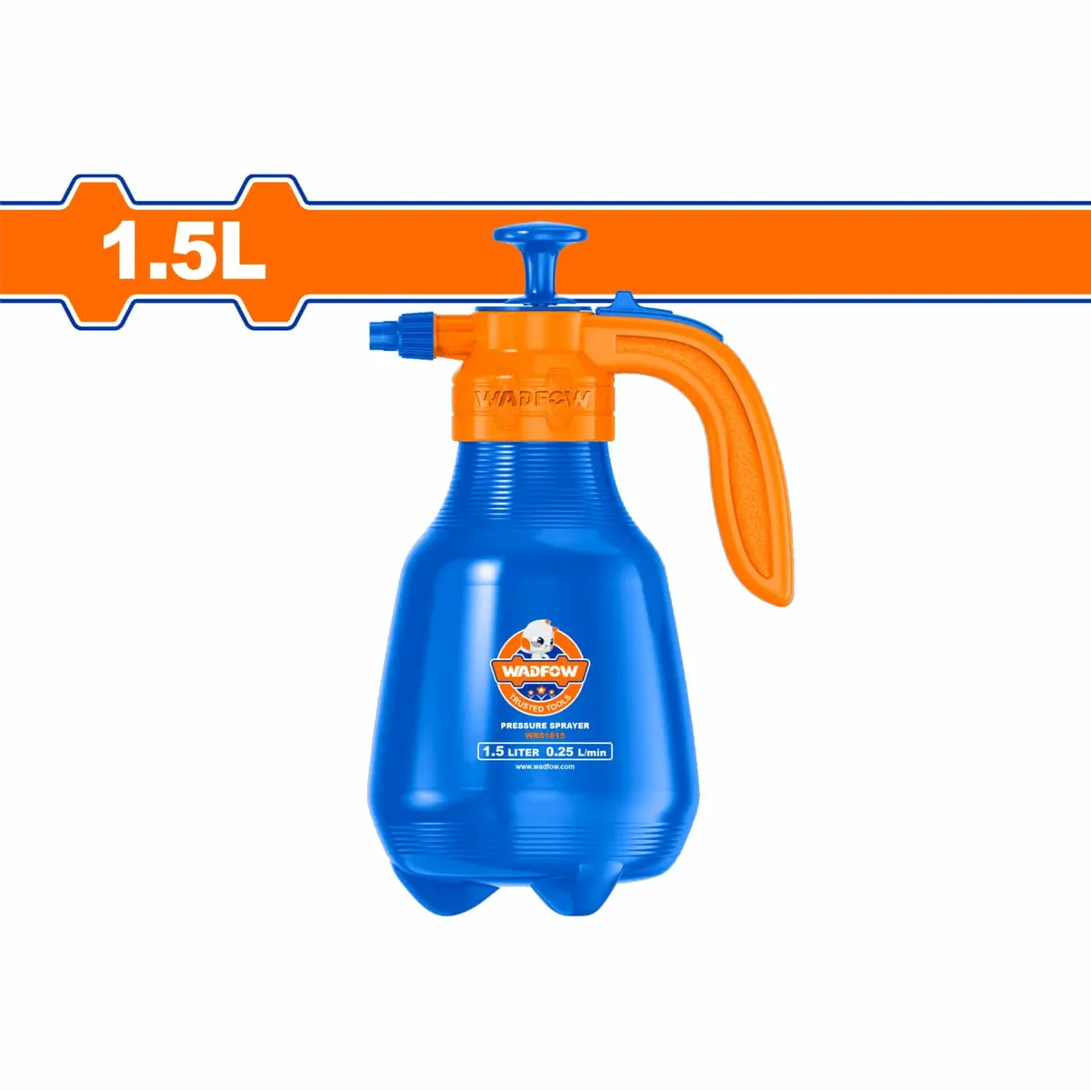 Rociador Spray A Presión 1.5L. Presión: 2.5 Bar Boquilla Ajustable Con Chorro Recto Y Pulverizado. 1